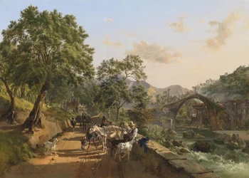 Repos sur la route (Pont de Loro Ciuffena, Arezzo)